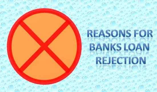Reasons for banks loan rejection